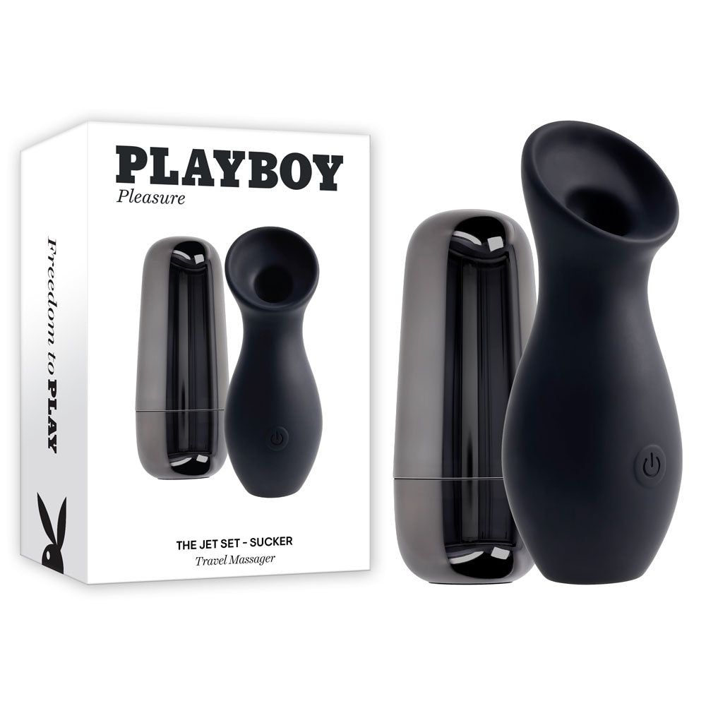 Playboy Pleasure THE JET SET - SUCKER Clitoral Toy > Vibrators > Ladies > Clitoral Vibrators and Stimulators - Tophatter Daily Deals