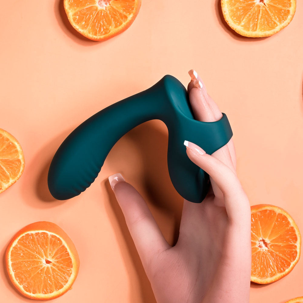 Playboy Pleasure Wrapped Around Your Finger Multi Play Finger Vibrator > Vibrators > Finger Vibrators - Tophatter Daily Deals