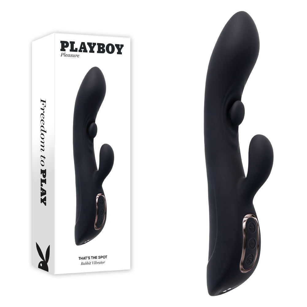 Playboy Pleasure THATS THE SPOT Rabbit Vibrator > Vibrators > Ladies > Rabbit - Tophatter Daily Deals