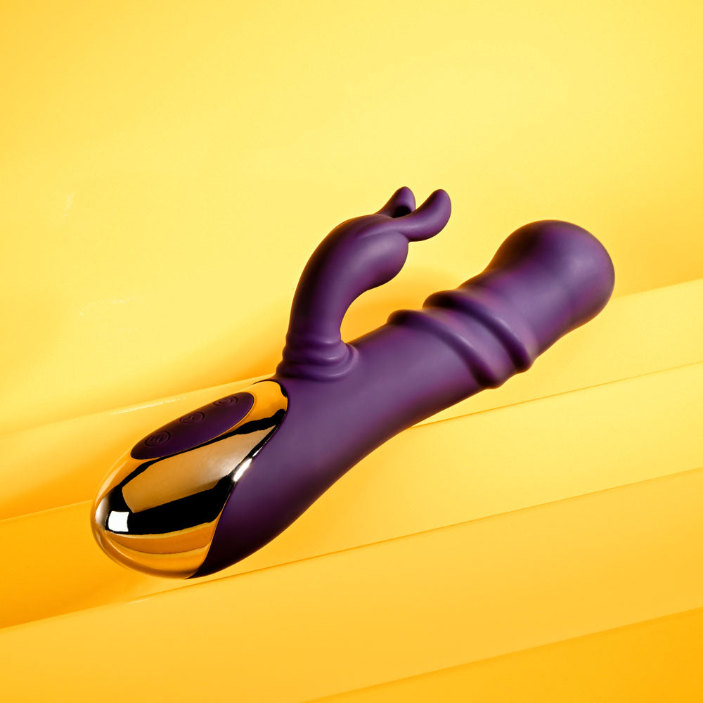 Playboy Pleasure Bunny Punch 24.4 cm Twirling Rabbit Vibrator > Vibrators > Ladies > Rabbit Multi - Tophatter Daily Deals