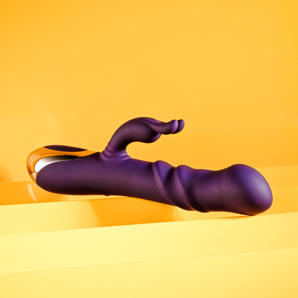 Playboy Pleasure Bunny Punch 24.4 cm Twirling Rabbit Vibrator > Vibrators > Ladies > Rabbit Multi - Tophatter Daily Deals
