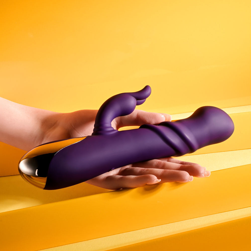 Playboy Pleasure Bunny Punch 24.4 cm Twirling Rabbit Vibrator > Vibrators > Ladies > Rabbit Multi - Tophatter Daily Deals