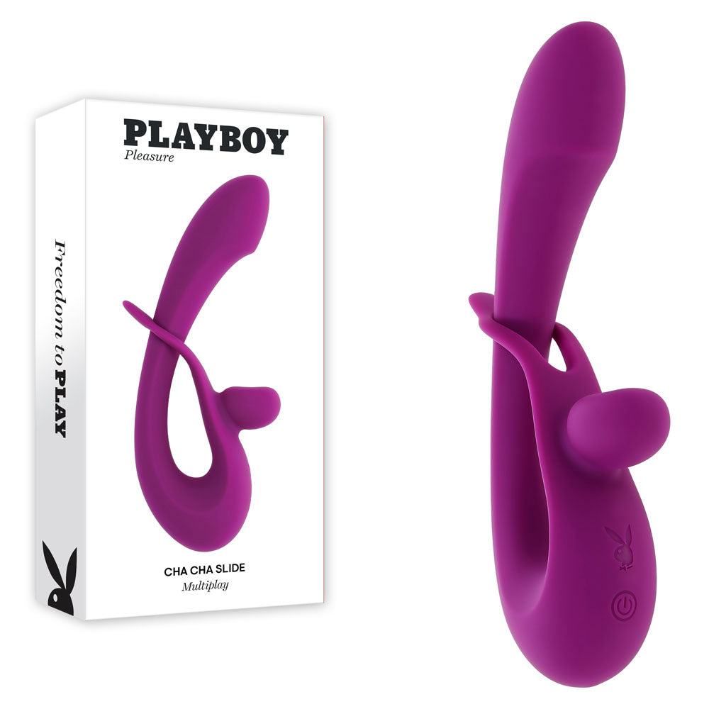 Playboy Pleasure Cha Cha Slide 20 Cm Rabbit Vibrator > Vibrators > Ladies > Rabbit Multi - Tophatter Daily Deals