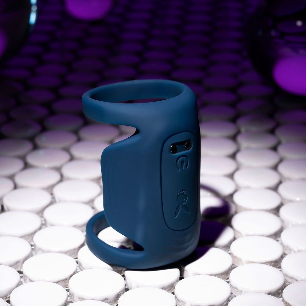 Playboy Pleasure Jet Pack Dark Vibrating Penis Harness > Sex Toys For Men > Penis Sleeves - Tophatter Daily Deals