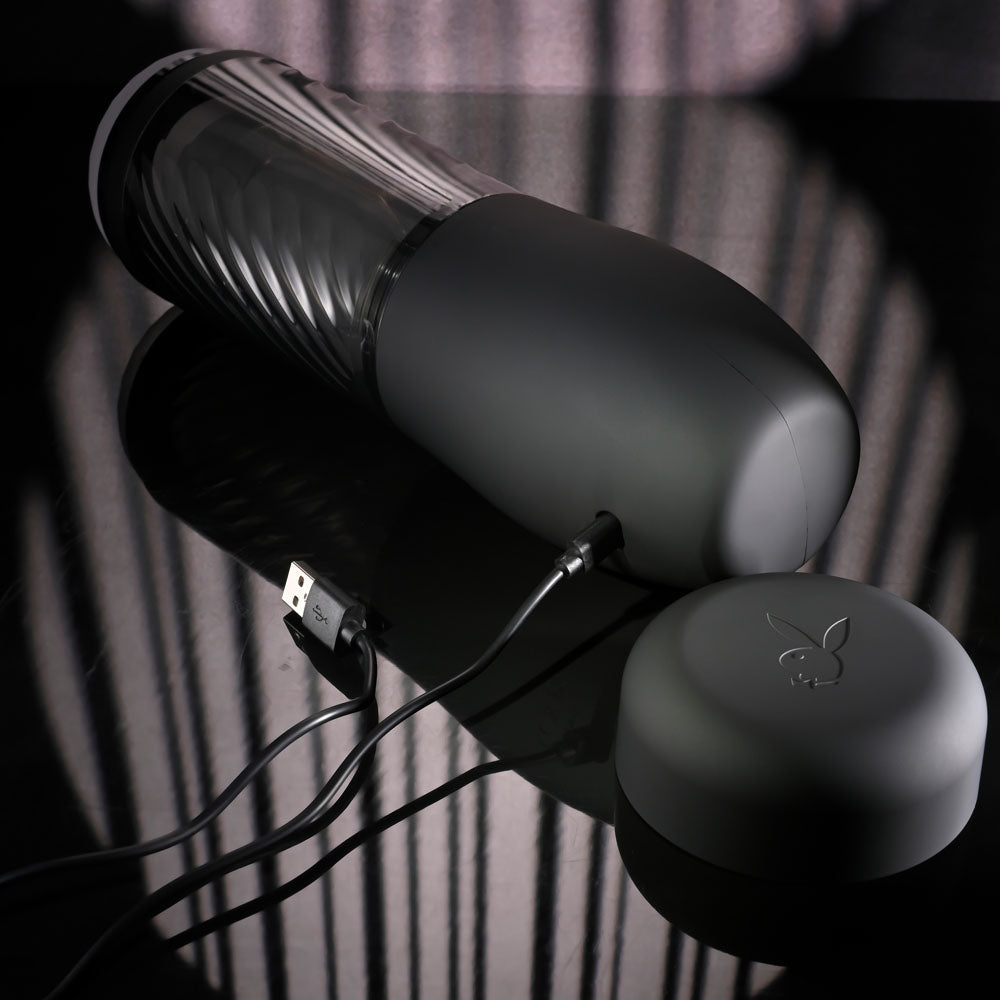 Playboy Pleasure WHIRLWIND 8.3cm Auto Stroker > Sex Toys For Men > Masturbators Premium - Tophatter Daily Deals