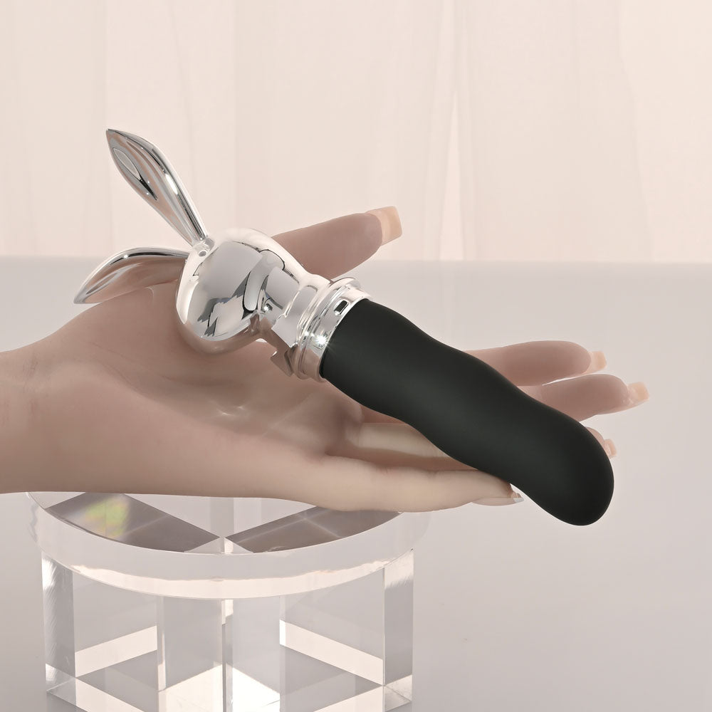 Playboy Pleasure Bunny On The Go – USB-C Rechargeable 18.6 cm Vibrator > Vibrators > Standard Vibrators - Tophatter Daily Deals