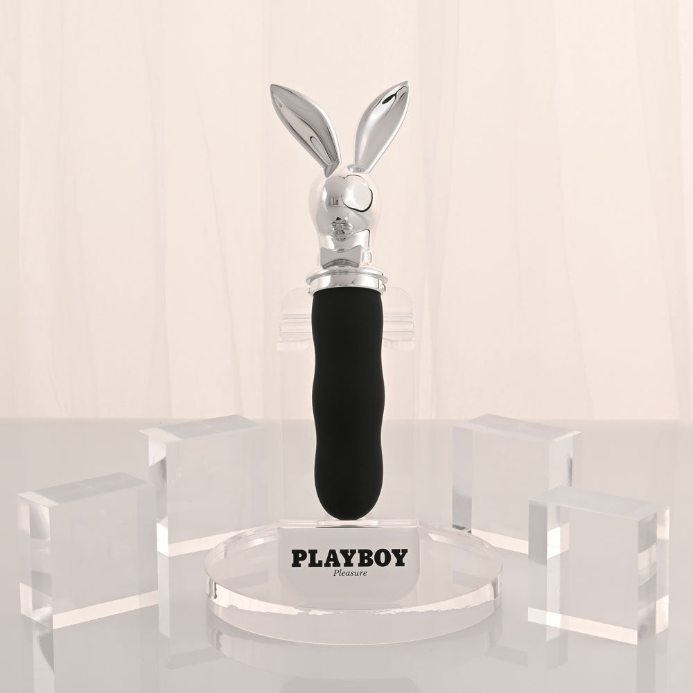 Playboy Pleasure Bunny On The Go – USB-C Rechargeable 18.6 cm Vibrator > Vibrators > Standard Vibrators - Tophatter Daily Deals