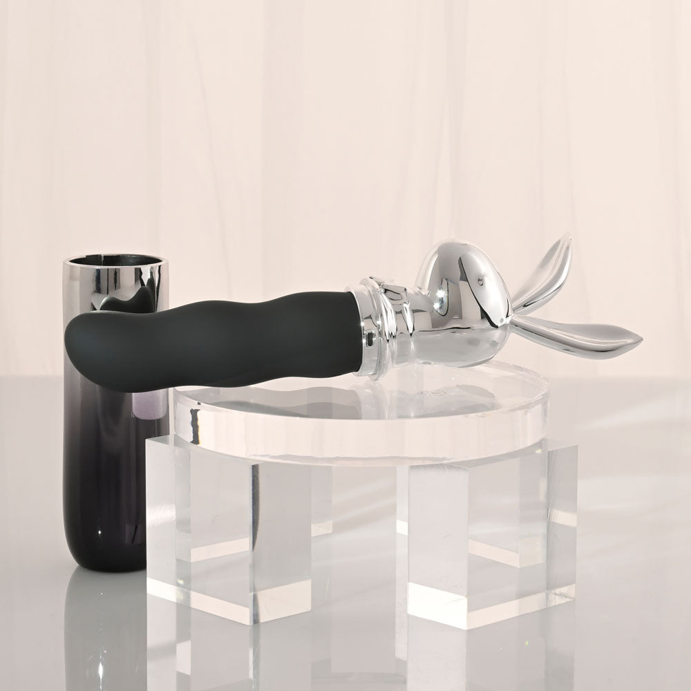 Playboy Pleasure Bunny On The Go – USB-C Rechargeable 18.6 cm Vibrator > Vibrators > Standard Vibrators - Tophatter Daily Deals