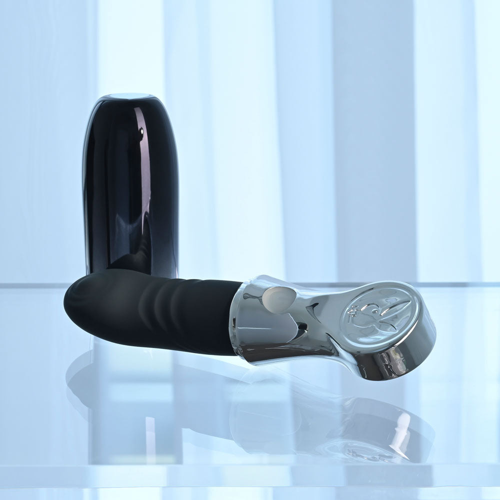 Playboy Pleasure Bon Voyage – USB-C Rechargeable 18.7 cm Tapping Vibrator > Vibrators > Standard Vibrators - Tophatter Daily Deals