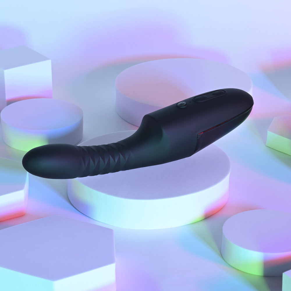 Playboy Pleasure Overdrive – 28.2 cm USB Rechargeable Thrusting Vibrator > Vibrators > Standard Vibrators - Tophatter Daily Deals