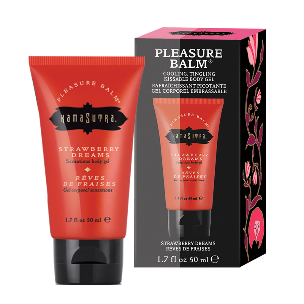 Pleasure Balm Sensations Strawberry Dreams Kissable Sensations Body Gel - Tophatter Daily Deals