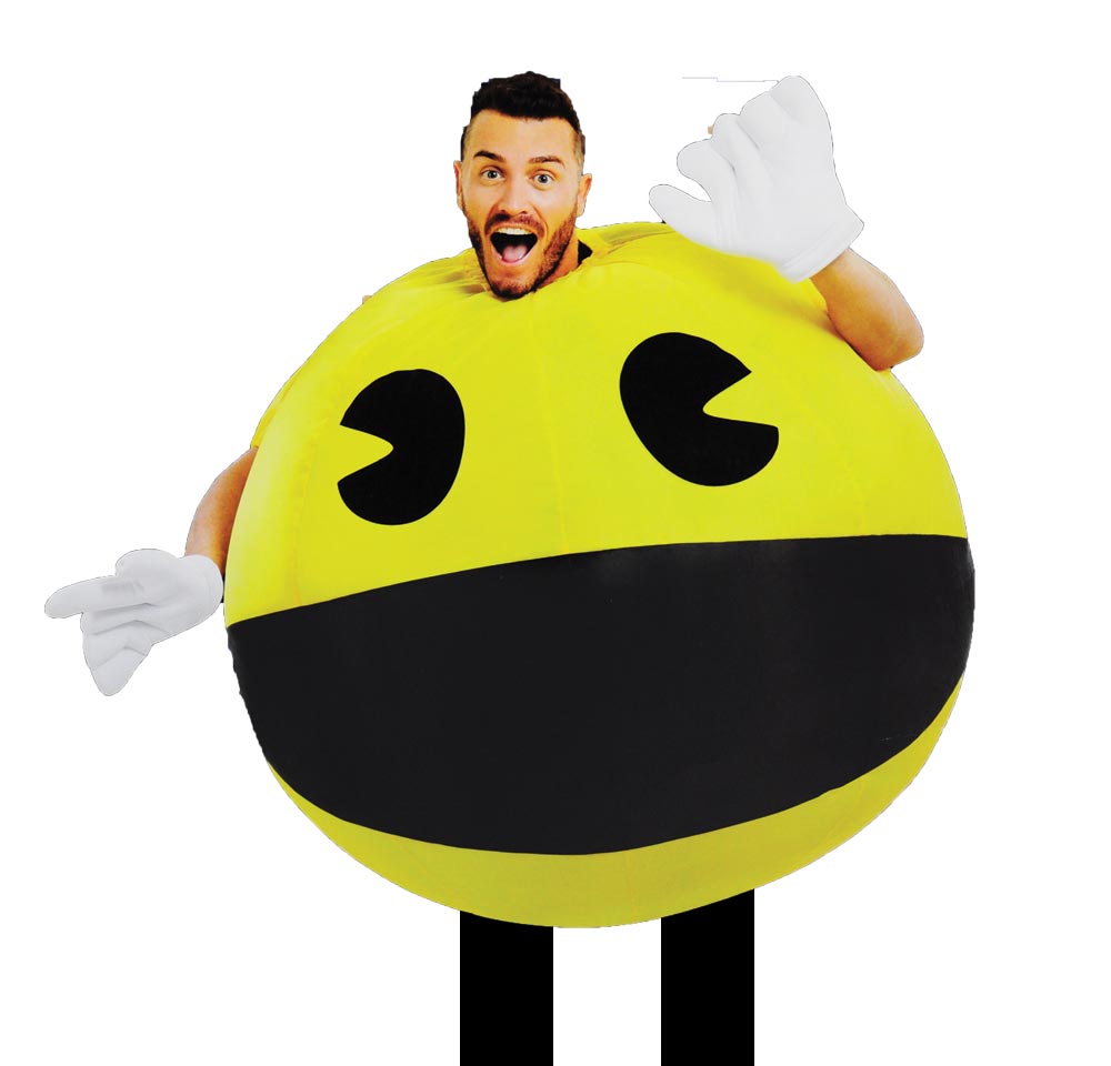 PAC MAN INFLATABLE COSTUME Halloween Inflatable Decorations - Tophatter Daily Deals
