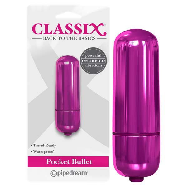 Classix Pocket Bullet Metallic 5.6 Centimeter Vibrating Bullet > Vibrators > Mini Vibrators - Tophatter Daily Deals