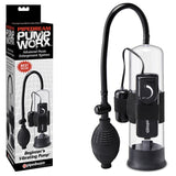 Pump Worx Beginner Vibrating Penis Pump Clear Black > Pumps > Penis Pumps - Tophatter Daily Deals