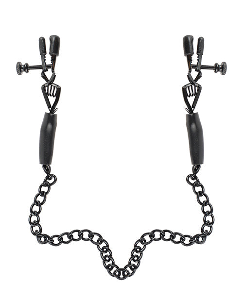 Fetish Fantasy Series Adjustable Nipple Chain Clamps Nipple Clamps - Tophatter Daily Deals