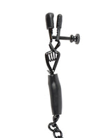 Fetish Fantasy Series Adjustable Nipple Chain Clamps Nipple Clamps - Tophatter Daily Deals