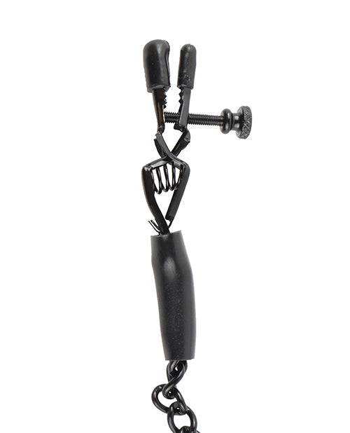 Fetish Fantasy Series Adjustable Nipple Chain Clamps Nipple Clamps - Tophatter Daily Deals