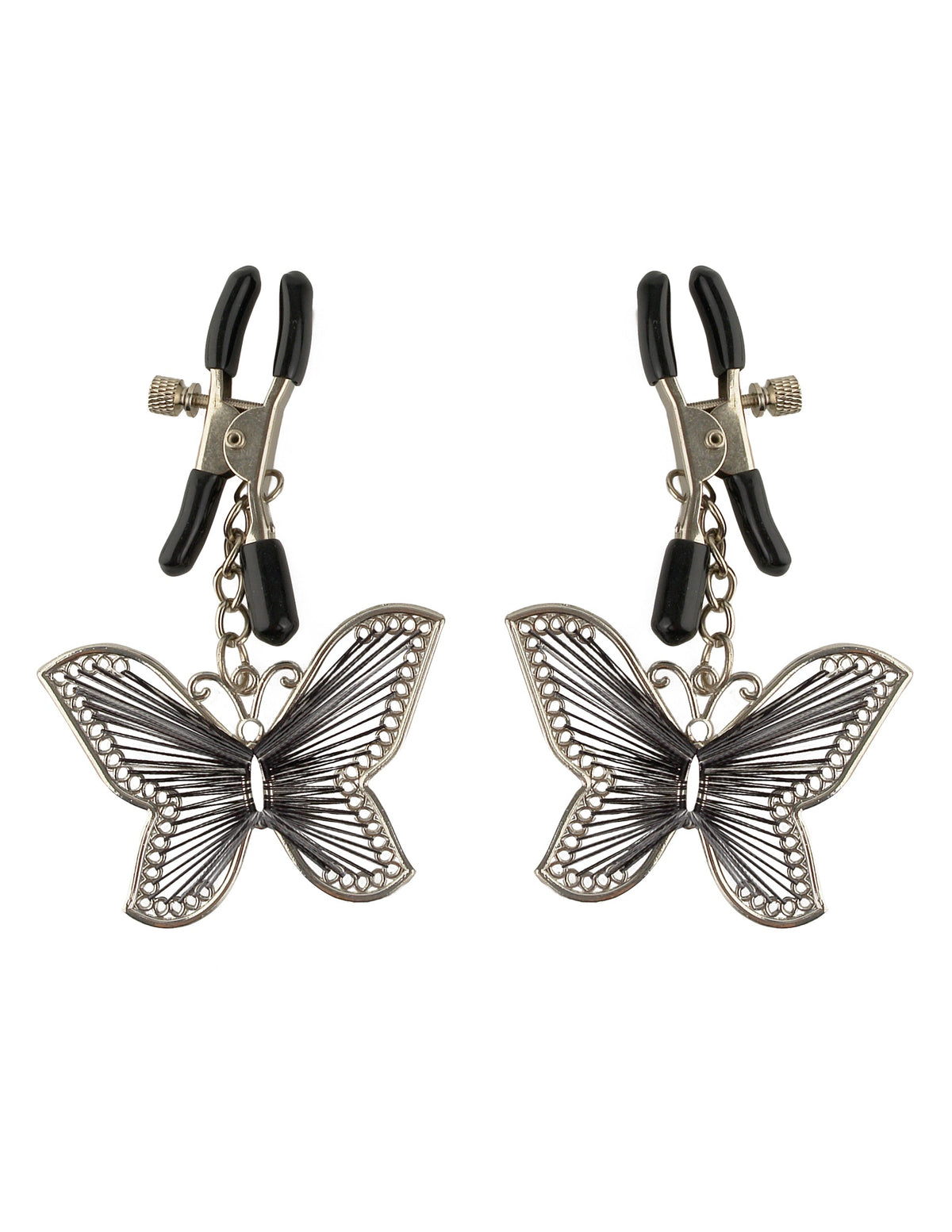 Fetish Fantasy Series Butterfly Nipple Clamps Nipple Clamps - Tophatter Daily Deals