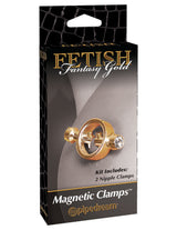 Fetish Fantasy Gold Magnetic Nipple Clamps Nipple Clamps - Tophatter Daily Deals