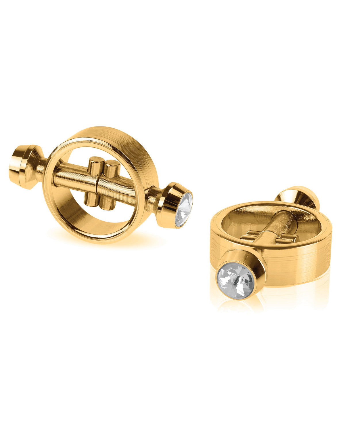 Fetish Fantasy Gold Magnetic Nipple Clamps Nipple Clamps - Tophatter Daily Deals