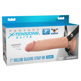Fx Elite 7 Inch Silicone Hollow Strap On Flesh > Dildos > Hollow Strap Ons - Tophatter Daily Deals