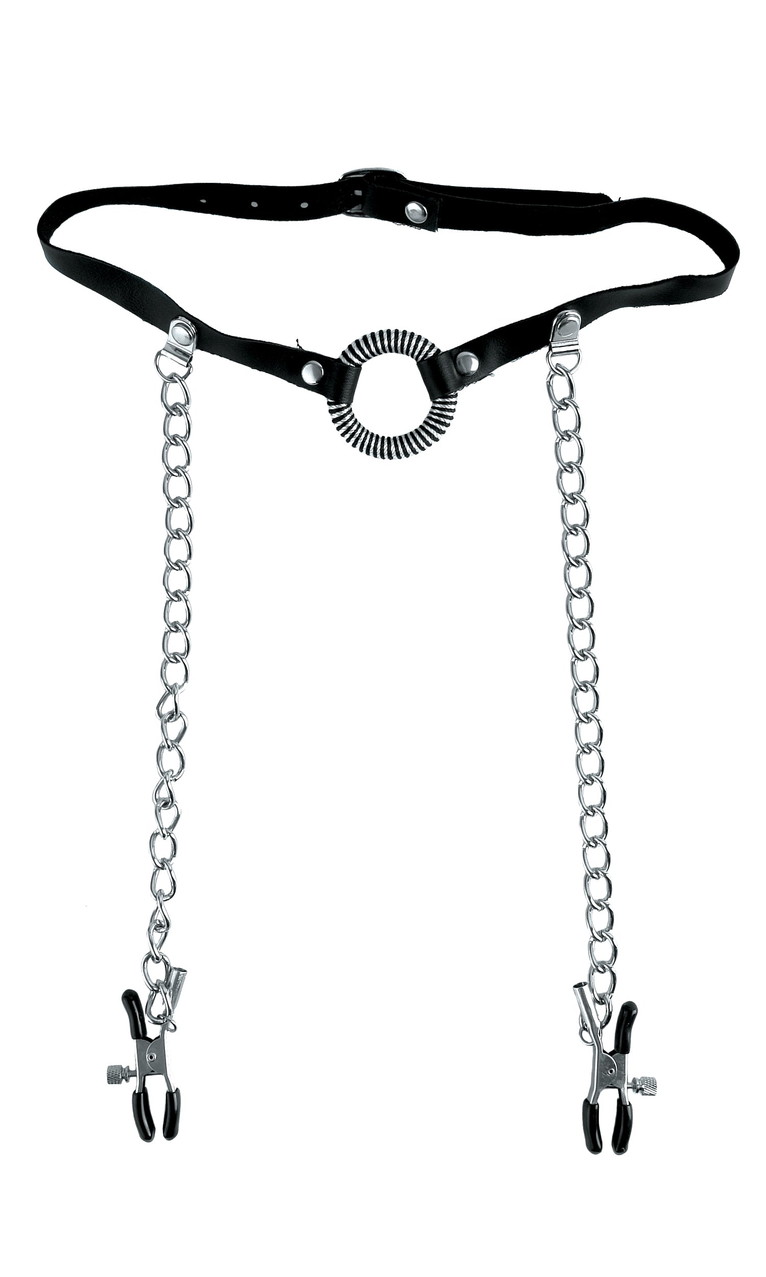 Fetish Fantasy Limited Edition O-Ring Gag & Nipple Clamps Nipple Clamps - Tophatter Daily Deals