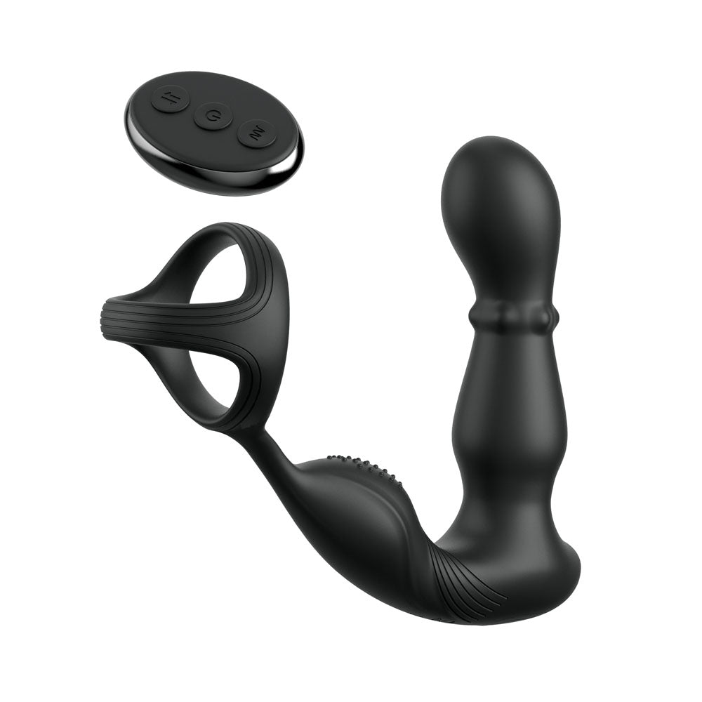 Anal Fantasy Elite Ass-Gasm Slide & Glide – USB Rechargeable Prostate Massager with Cock Ring > Anal Range > Prostate Plugs - Tophatter Daily Deals