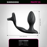 Anal Fantasy Elite Collection Ass-Gasm Gyro-Milk Pro (Black) – Prostate Massager > Anal Range > Prostate Plugs - Tophatter Daily Deals