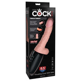 King Cock Plus Thrusting Cock with Balls 6.5 Inch – Warming, Vibrating, Piston-Powered Dildo > Dildos > Thrusting Dildos - Tophatter Daily Deals