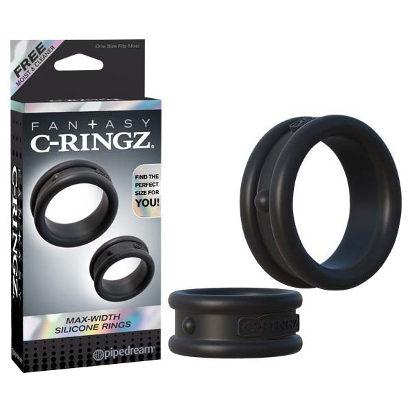 Fantasy C-Ringz Max Width Silicone Cock Rings Set of 2 > Cock Ring > Sets - Tophatter Daily Deals