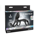 Fantasy C-Ringz Ultimate Couples Cage – USB Rechargeable Triple Motor Vibrating Cock Ring Cage > Cock Ring > Vibrating - Tophatter Daily Deals