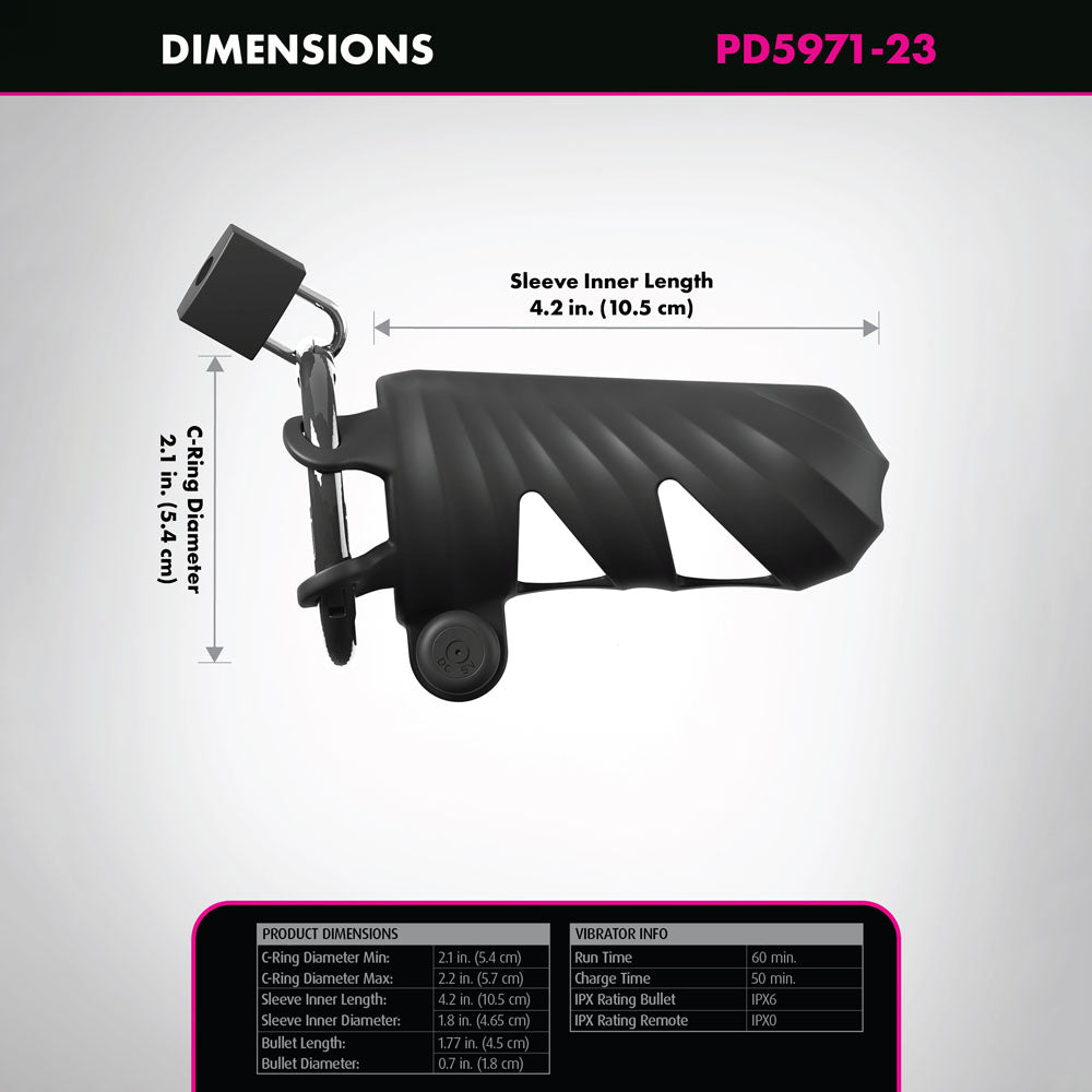 Fantasy C-Ringz (Black) – Remote-Controlled Vibrating Cock Blocker > Cock Ring > Vibrating - Tophatter Daily Deals
