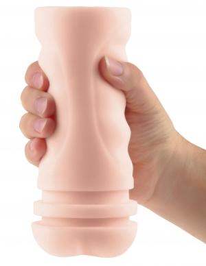 PDX Elite Mega Grip Anal Stroker Beige - Tophatter Daily Deals