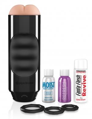 PDX Elite Mega Grip Anal Stroker Beige - Tophatter Daily Deals