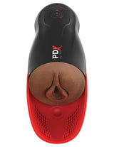PDX Elite Male Masturbation Stroker With Pulsation Brown > Sex Toys For Men > Masturbators > Vibrating - Tophatter Daily Deals