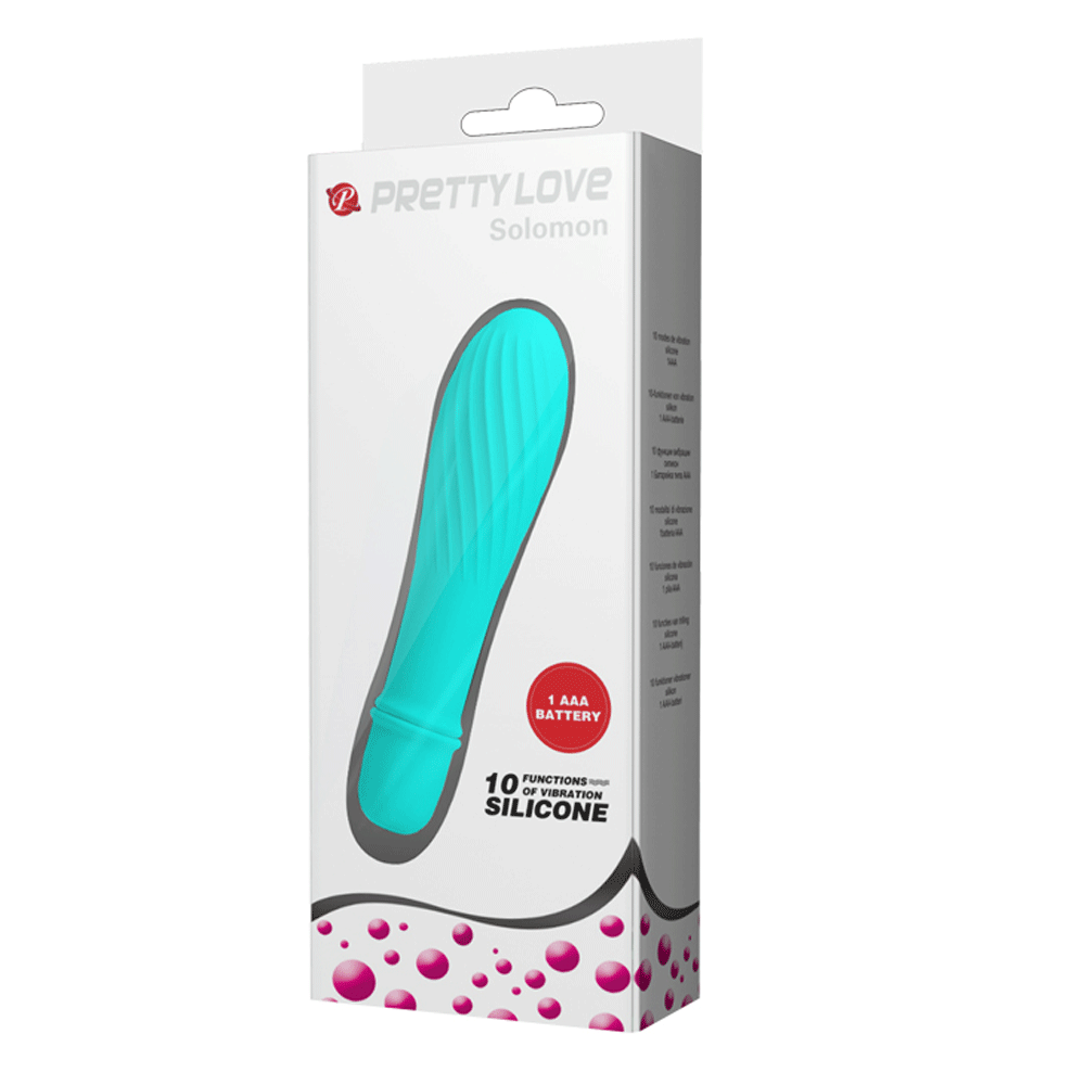 Solomon Mini Vibrator – Silicone Small Vibrator with Swirl Tip > Vibrators > Mini Vibrators - Tophatter Daily Deals