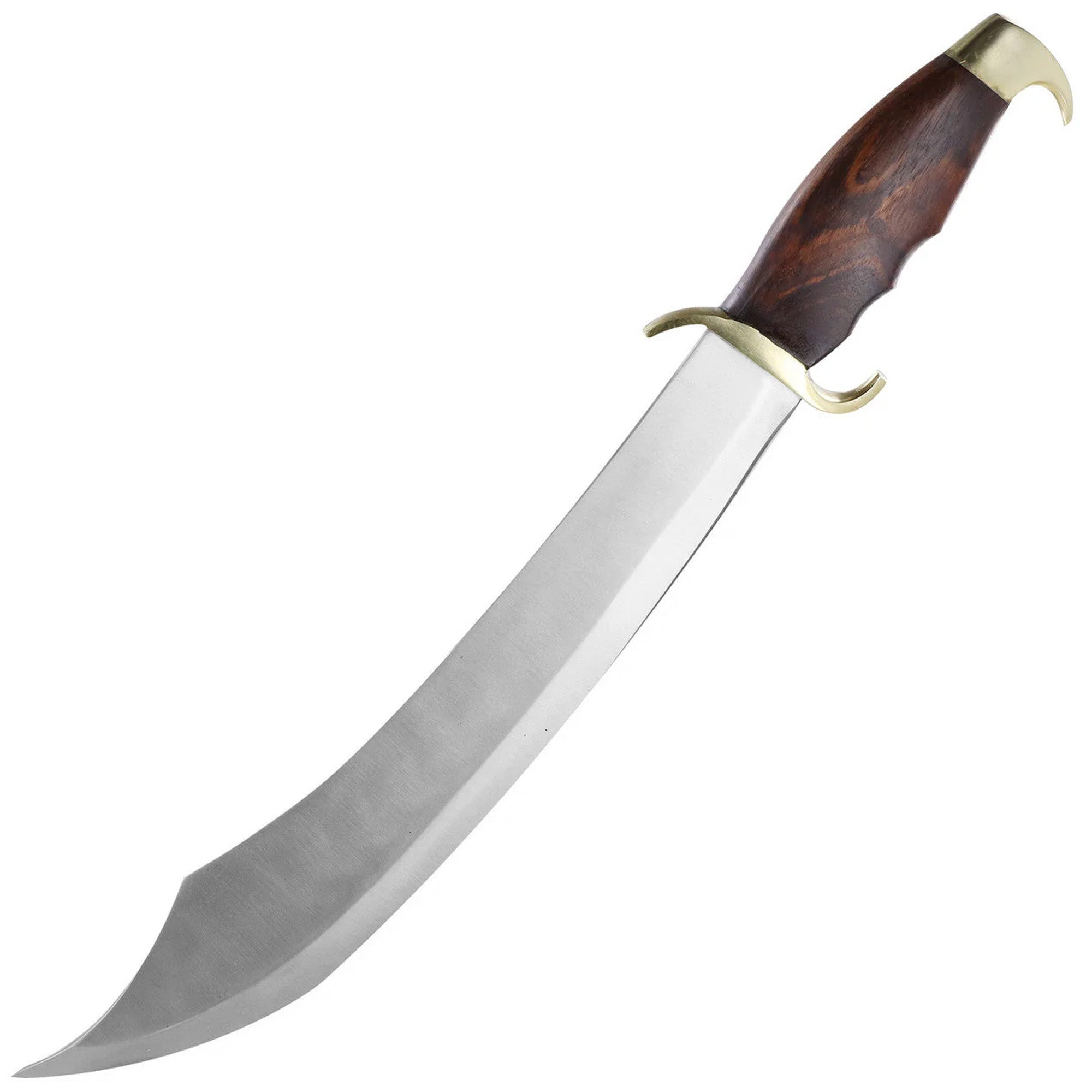 Persian Warrior Arabian Short Scimitar Sword With Leather Sheath Knives - Tophatter Daily Deals