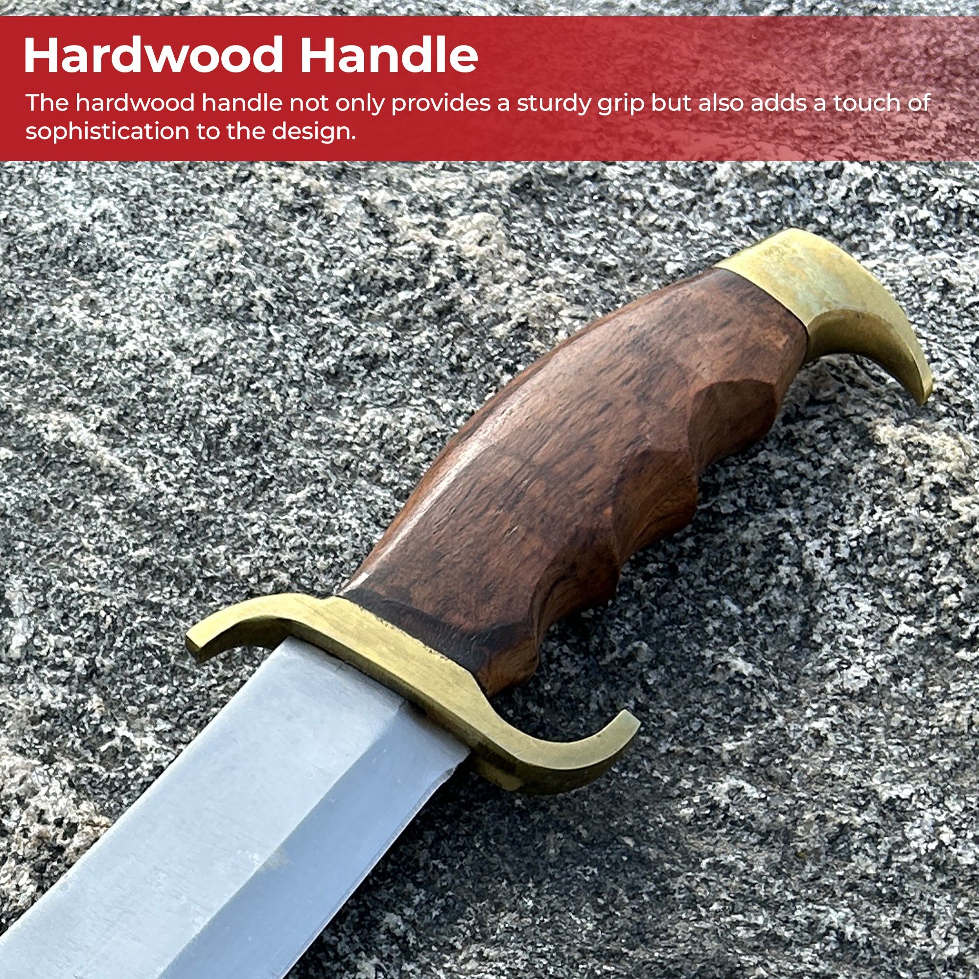 Persian Warrior Arabian Short Scimitar Sword With Leather Sheath Knives - Tophatter Daily Deals