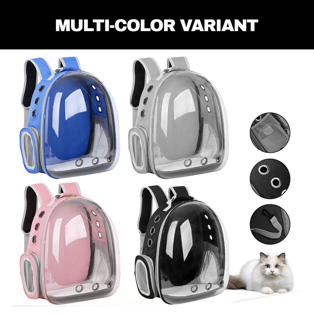 Cat Travel Backpack - Astronaut Window Dog Cat Pet Travel Bag Carrier Breathable Transparent Backpack Pet Products - Tophatter Daily Deals