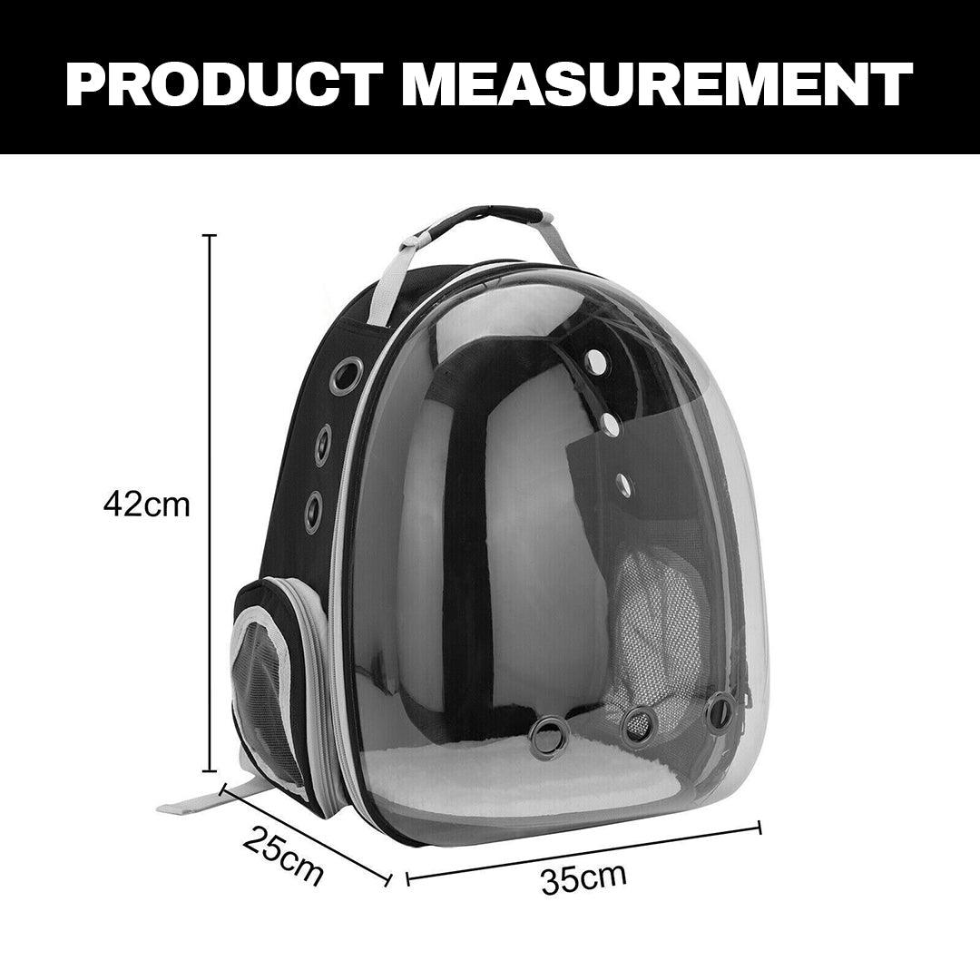 Cat Travel Backpack - Astronaut Window Dog Cat Pet Travel Bag Carrier Breathable Transparent Backpack Pet Products - Tophatter Daily Deals