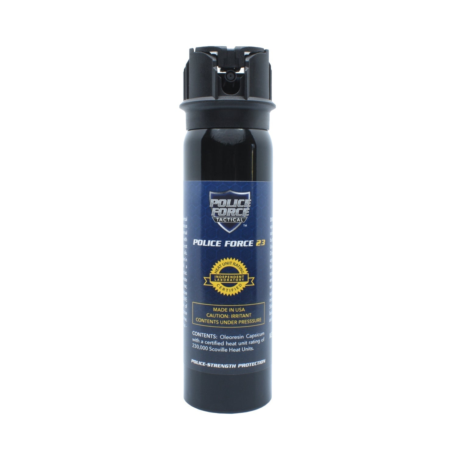 Police Force 23 Stream Pepper Spray Flip Top 4 oz Pepper Spray - Tophatter Daily Deals