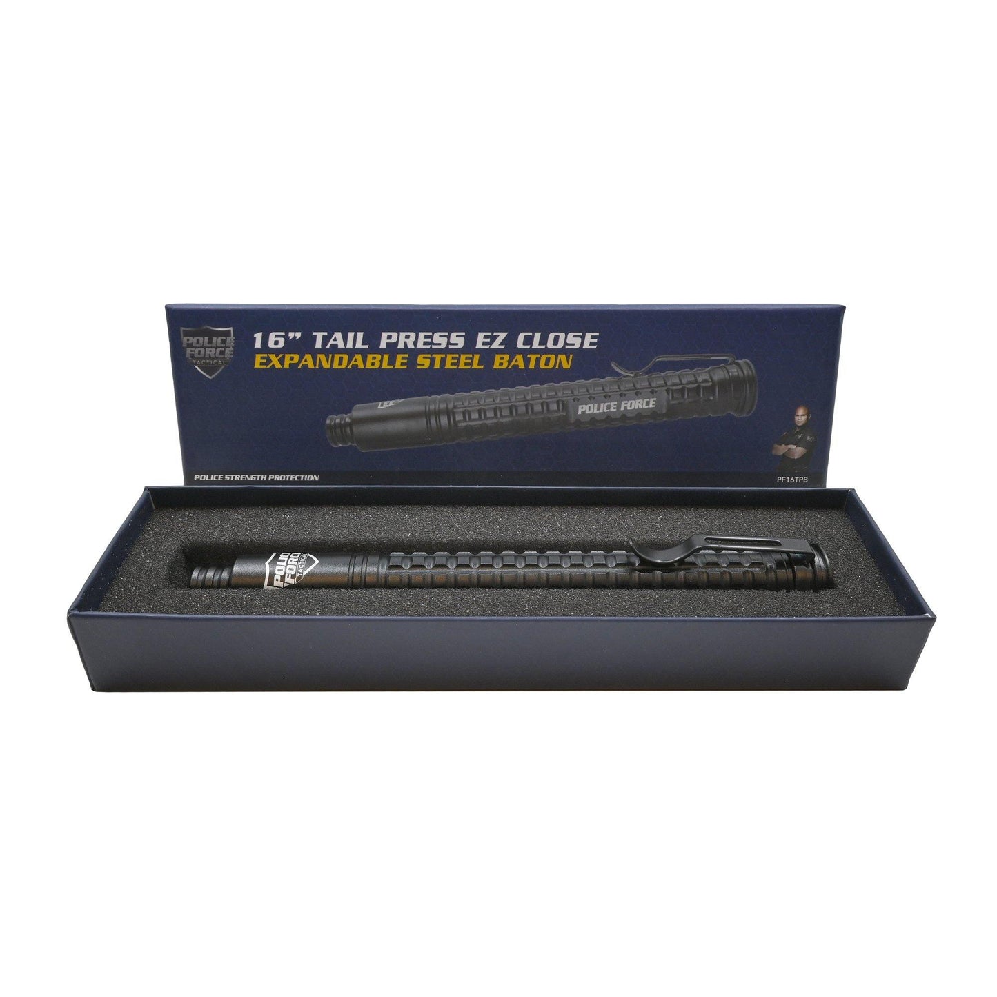 16" Tail Press EZ Close Baton Baton - Tophatter Daily Deals