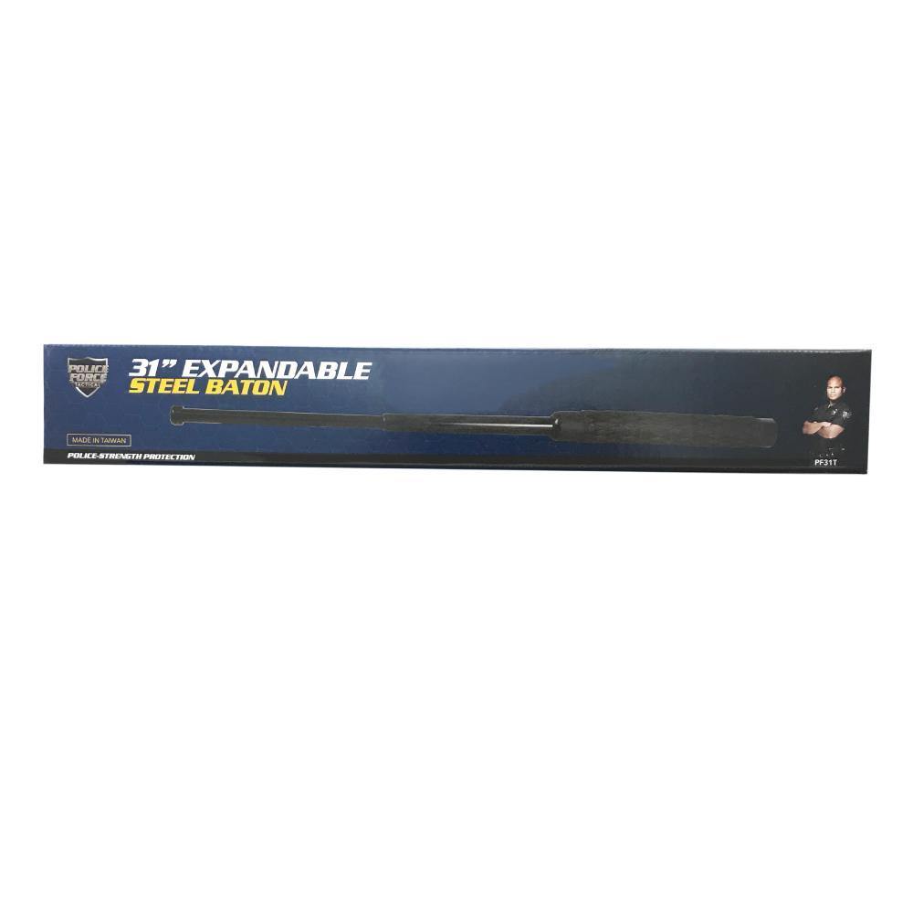 31" Expandable Steel Baton Baton - Tophatter Daily Deals