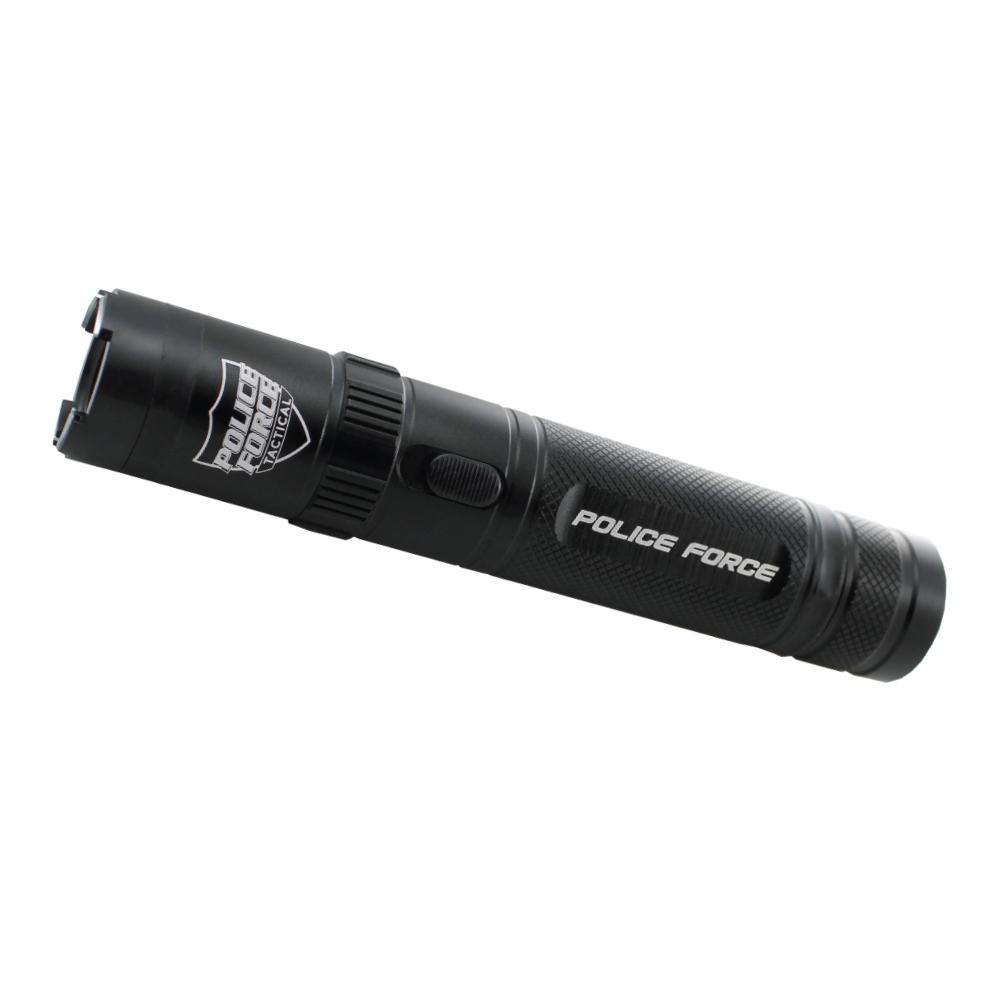 Tactical 9,200,000* Stun Flashlight Black Stun Flashlight - Tophatter Daily Deals