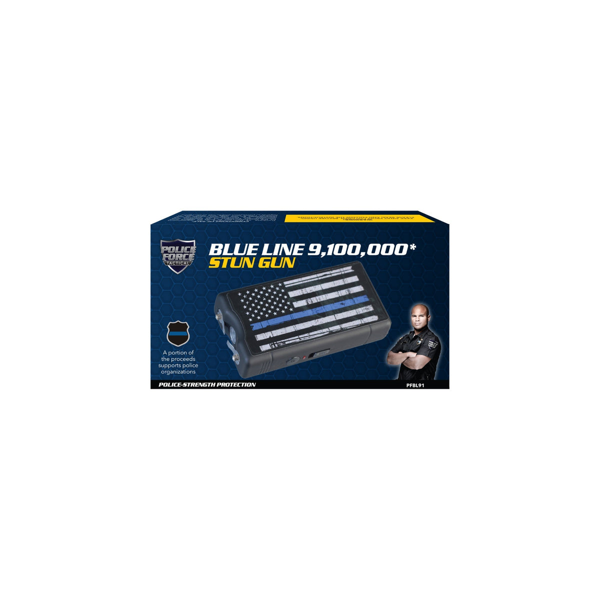 Blue Line 9,000,000* Stun Gun Stun Gun - Tophatter Daily Deals