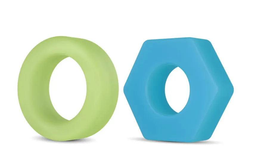 Performance Plus Flash Glow in the Dark – Premium 2-Ring Set Cock Ring > Cock Ring > Sets - Tophatter Daily Deals