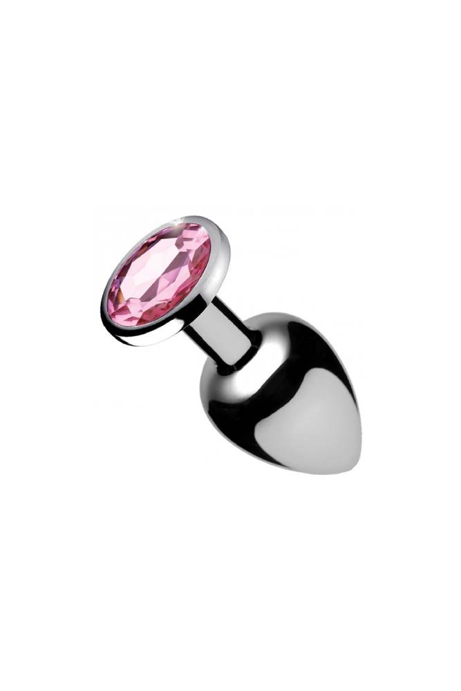 XR Brands - Booty Sparks - Pink Gem Anal Plug- Medium Sex Toy - Tophatter Daily Deals