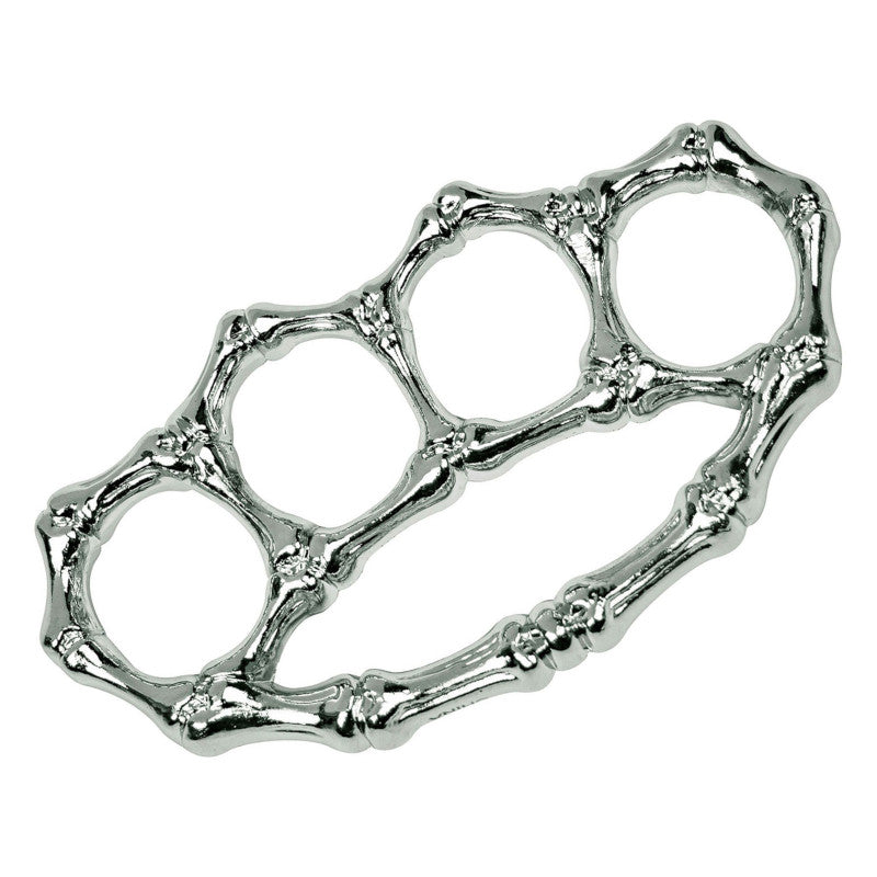 Silver Bones Design Knuckle Duster - Tophatter's Guns'N'Weapons Store Collectible Weapons - Tophatter Daily Deals