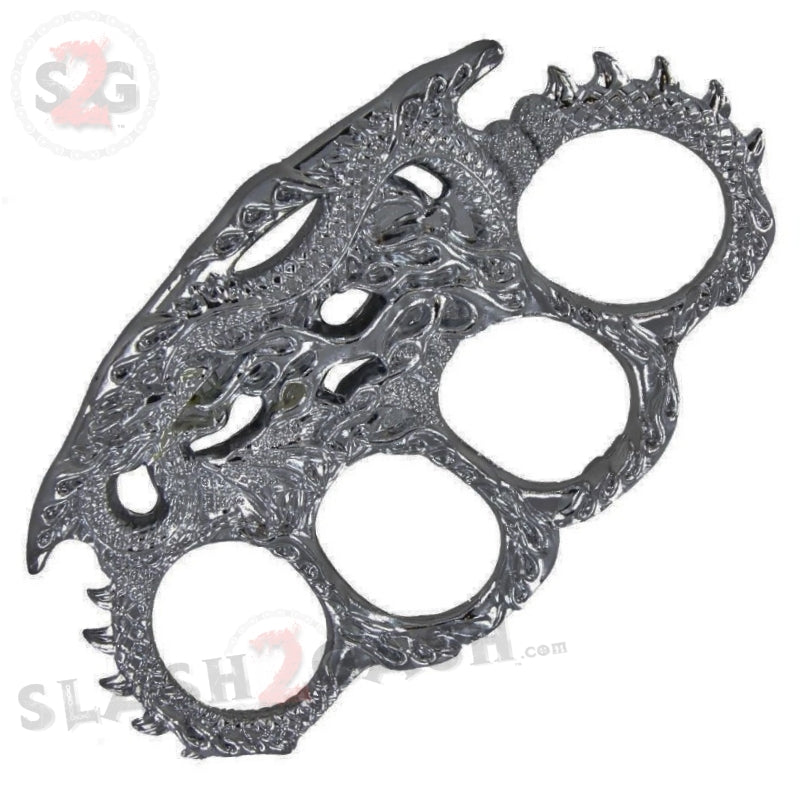 Enter the Dragon Flames Knuckles Fantasy Paperweight - Charcoal Belt Buckle - Tophatter Daily Deals