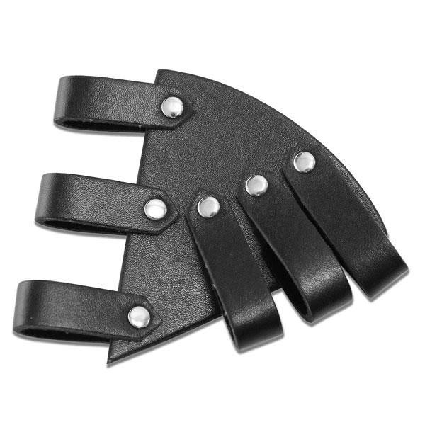 Black Leather Rapier Frog - TOPHATTER'S ARMORY DEALS Collectible Weapons - Tophatter Daily Deals